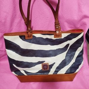 Dooney & Bourke zebra print purse